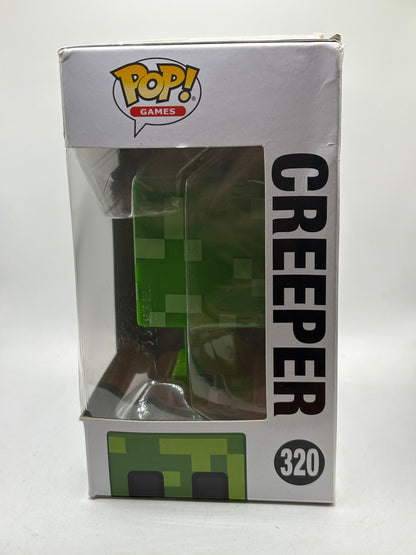 Funko POP! Games Minecraft #320 Creeper Vinyl Figure Box Damage