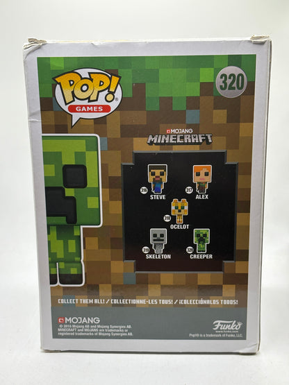 Funko POP! Games Minecraft #320 Creeper Vinyl Figure Box Damage