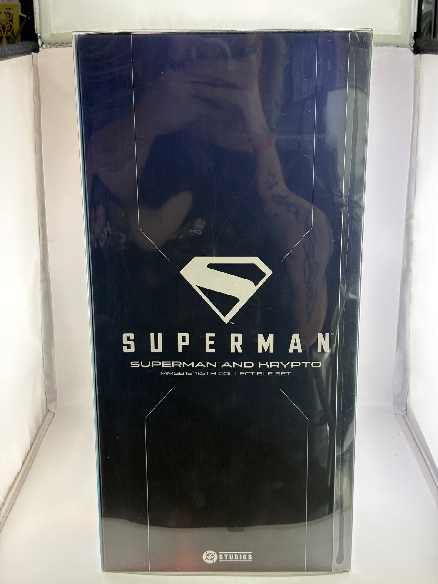 Hot Toys Superman & Krypto Deluxe 1/6 Scale Figure MMS812 Brand New FRENLY BRICKS - Open 7 Days