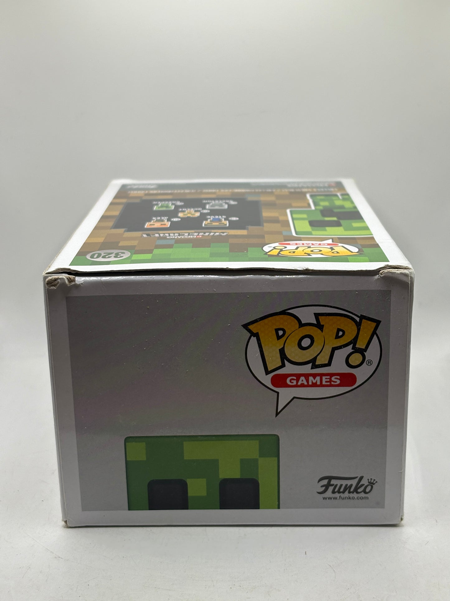 Funko POP! Games Minecraft #320 Creeper Vinyl Figure Box Damage