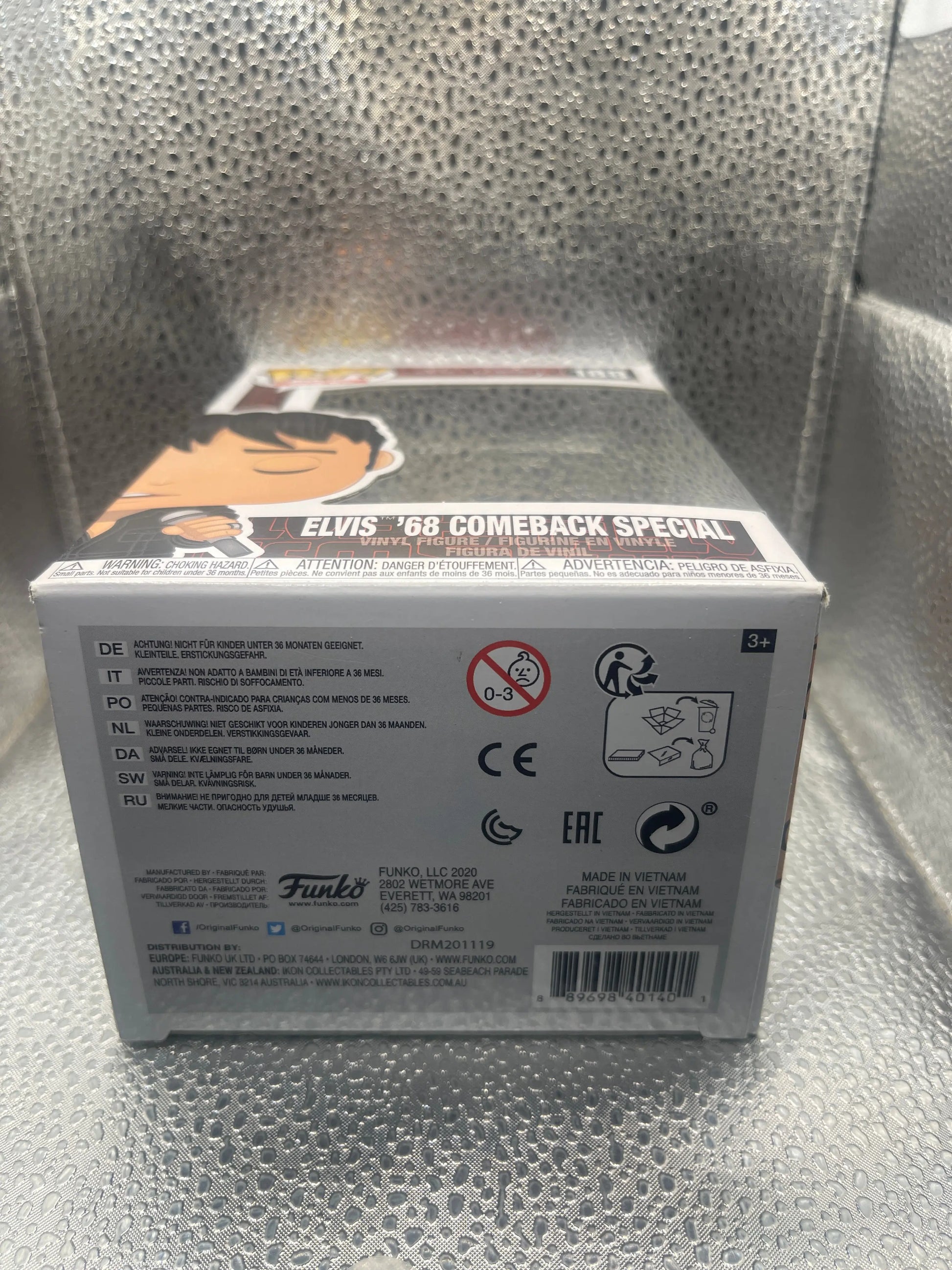 Funko POP! Rocks - Elvis '68 Comeback Special Presley #188 FRENLY BRICKS - Open 7 Days