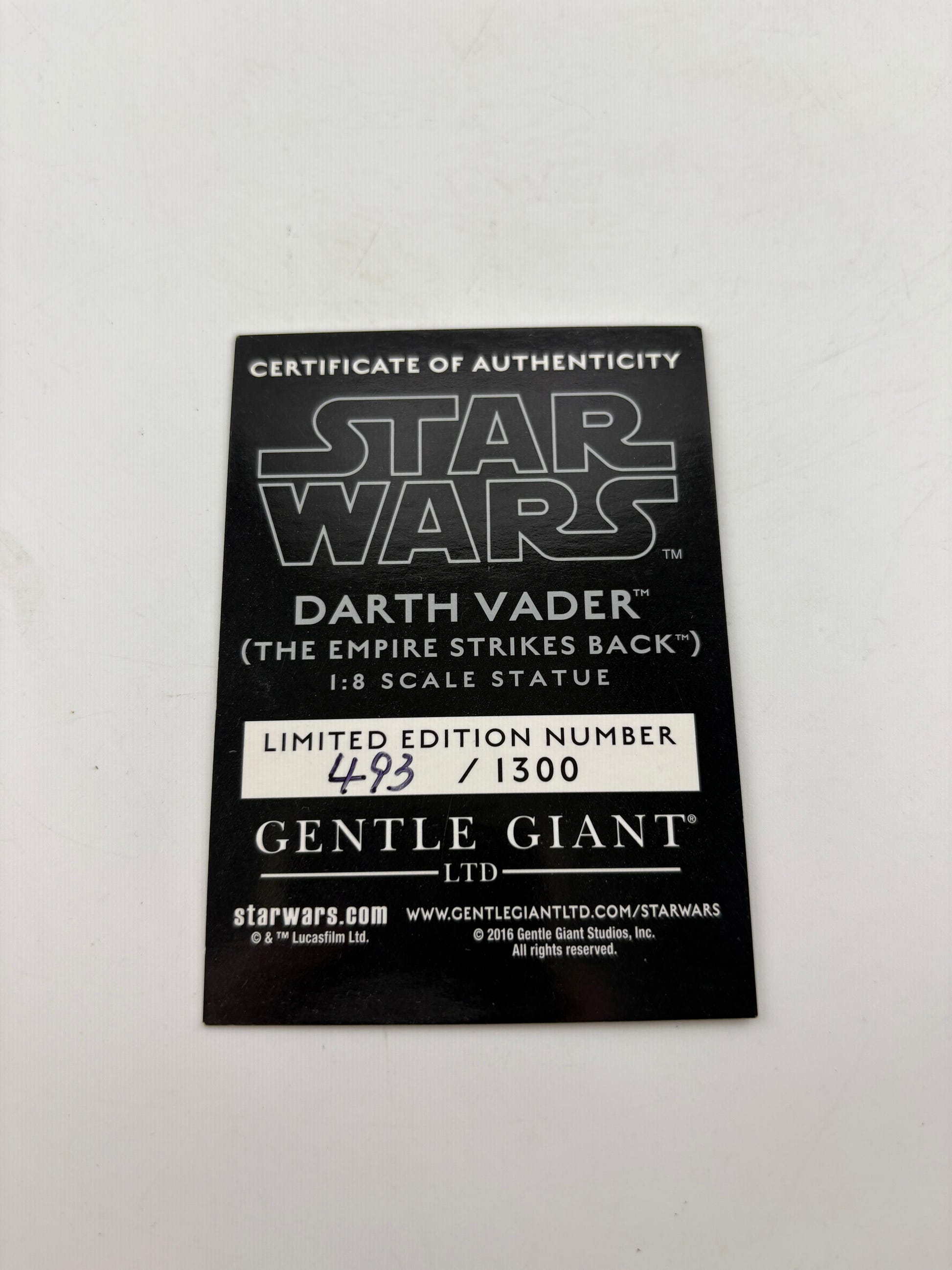Star Wars 2016 Gentle Giant Darth Vader (The Empire Strikes Back) 1:8 Statue New FRENLY BRICKS - Open 7 Days image 9