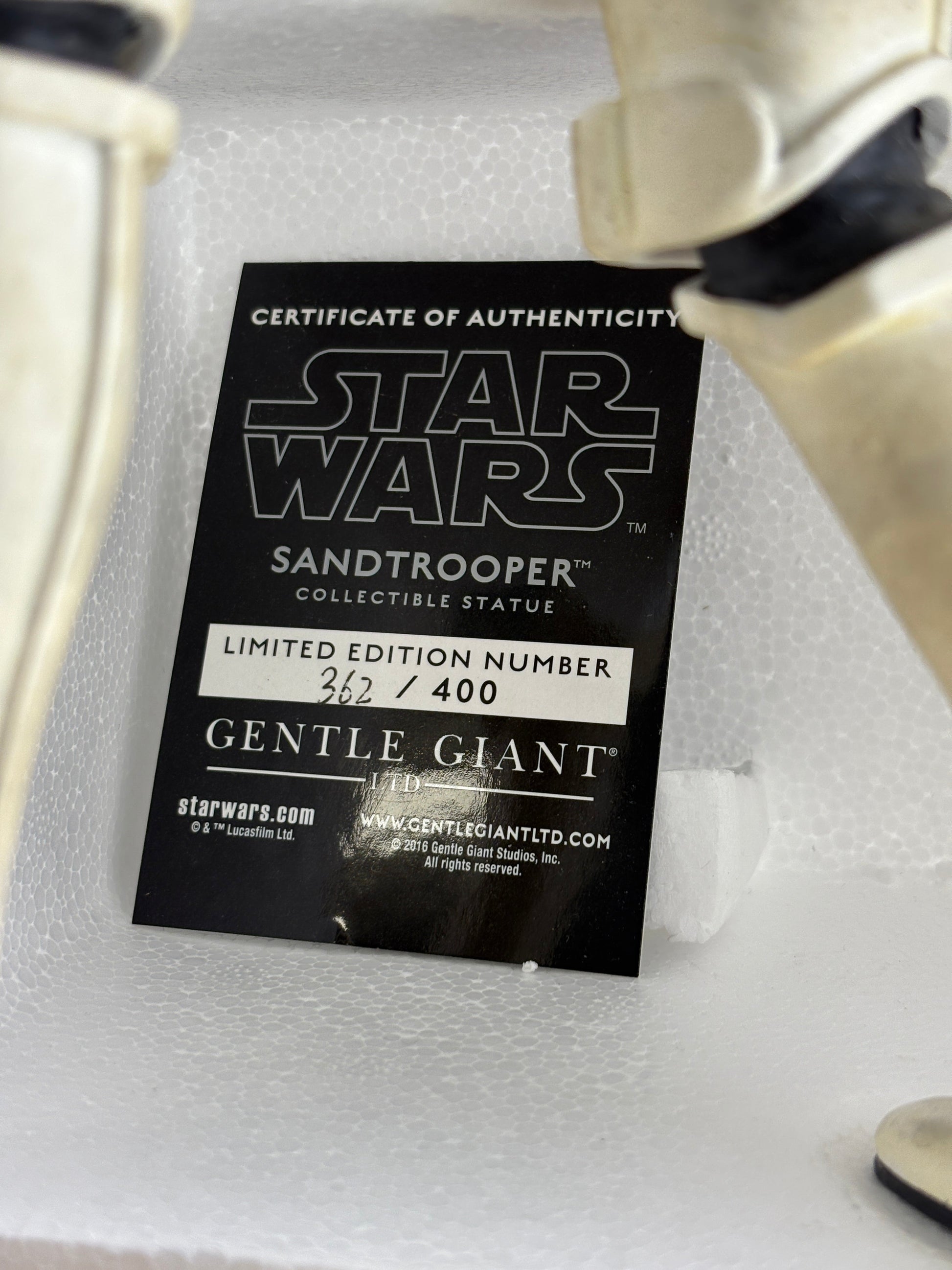 Gentle Giant 1/6 Scale Star Wars Sandtrooper Limited Edition Statue Open FRENLY BRICKS - Open 7 Days