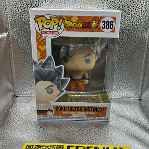 Pop Vinyl Dragon Ball Super 386 Goku (Ultra Instinct) FRENLY BRICKS - Open 7 Days