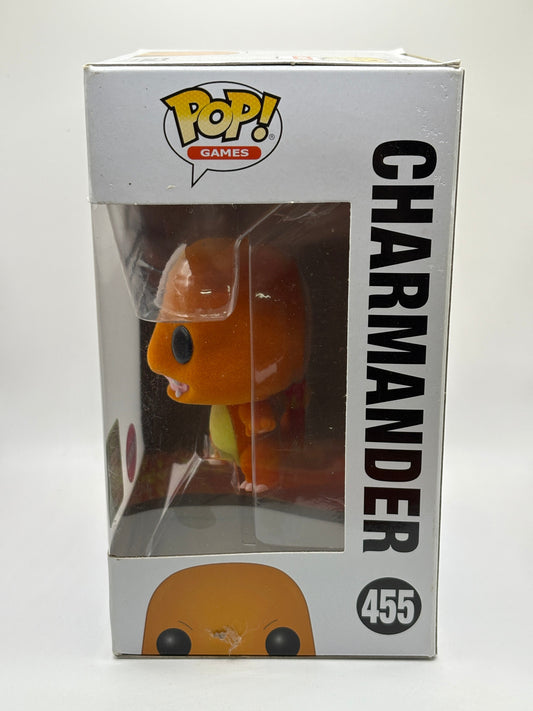 Funko POP! Games Pokemon #455 Charmander Flocked 2020 Spring FRENLY BRICKS - Open 7 Days