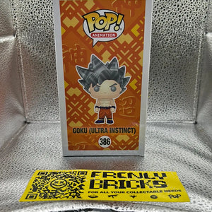 Pop Vinyl Dragon Ball Super 386 Goku (Ultra Instinct) FRENLY BRICKS - Open 7 Days