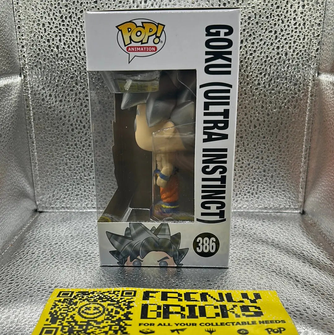 Pop Vinyl Dragon Ball Super 386 Goku (Ultra Instinct) FRENLY BRICKS - Open 7 Days