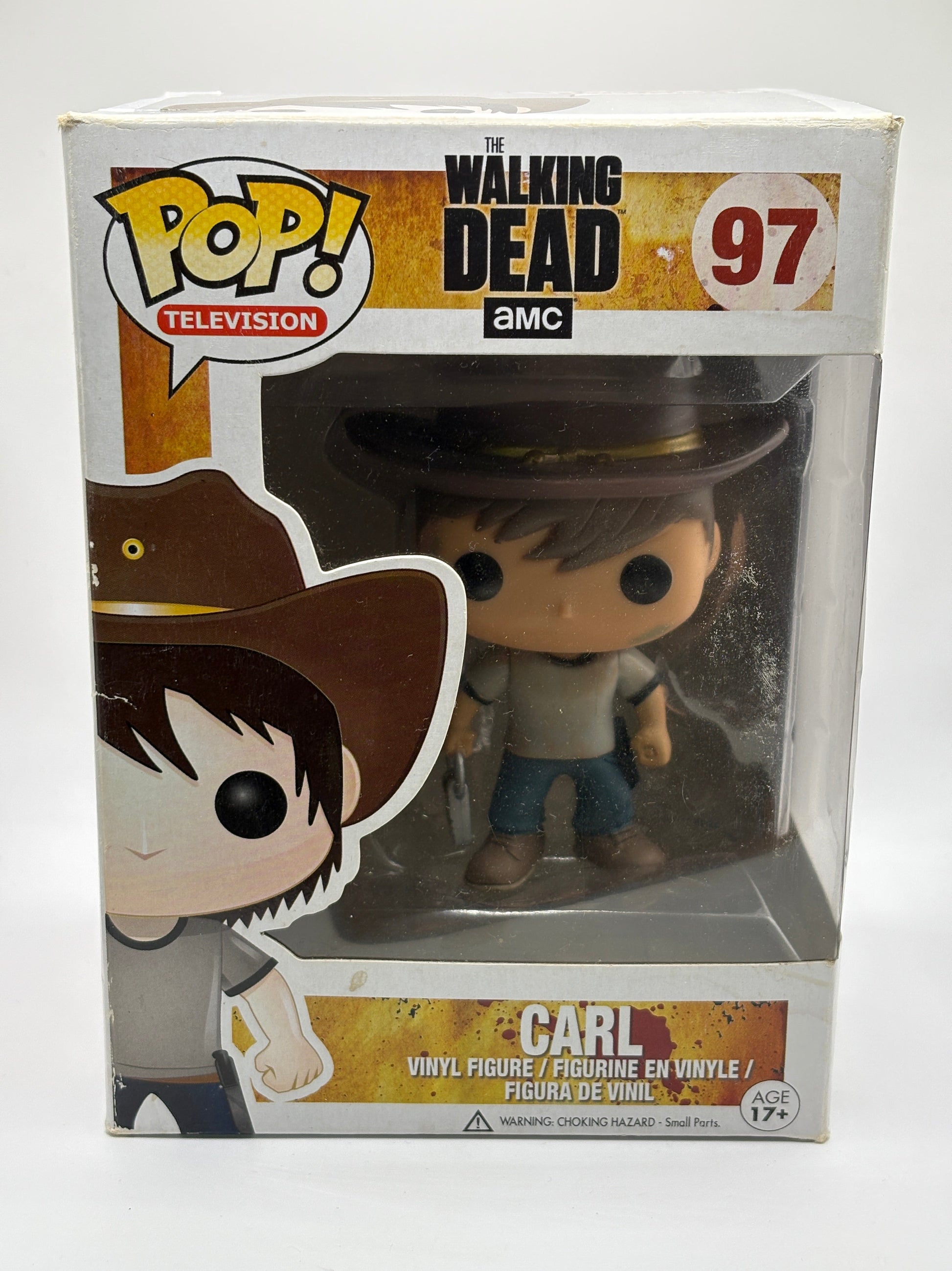 Funko POP! Television The Walking Dead #97 Carl Vinyl Figure Box Damage FRENLY BRICKS - Open 7 Days