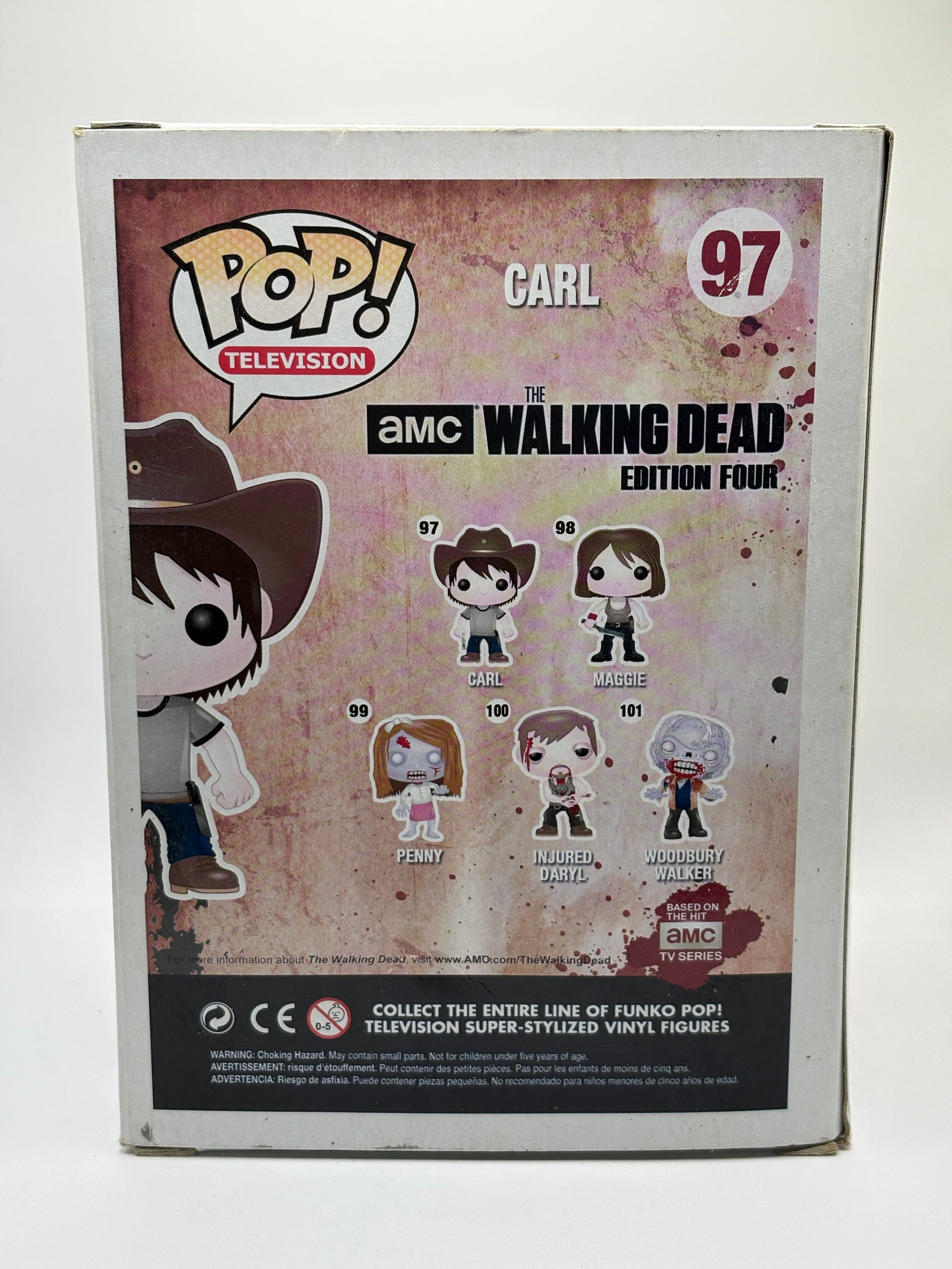 Funko POP! Television The Walking Dead #97 Carl Vinyl Figure Box Damage FRENLY BRICKS - Open 7 Days