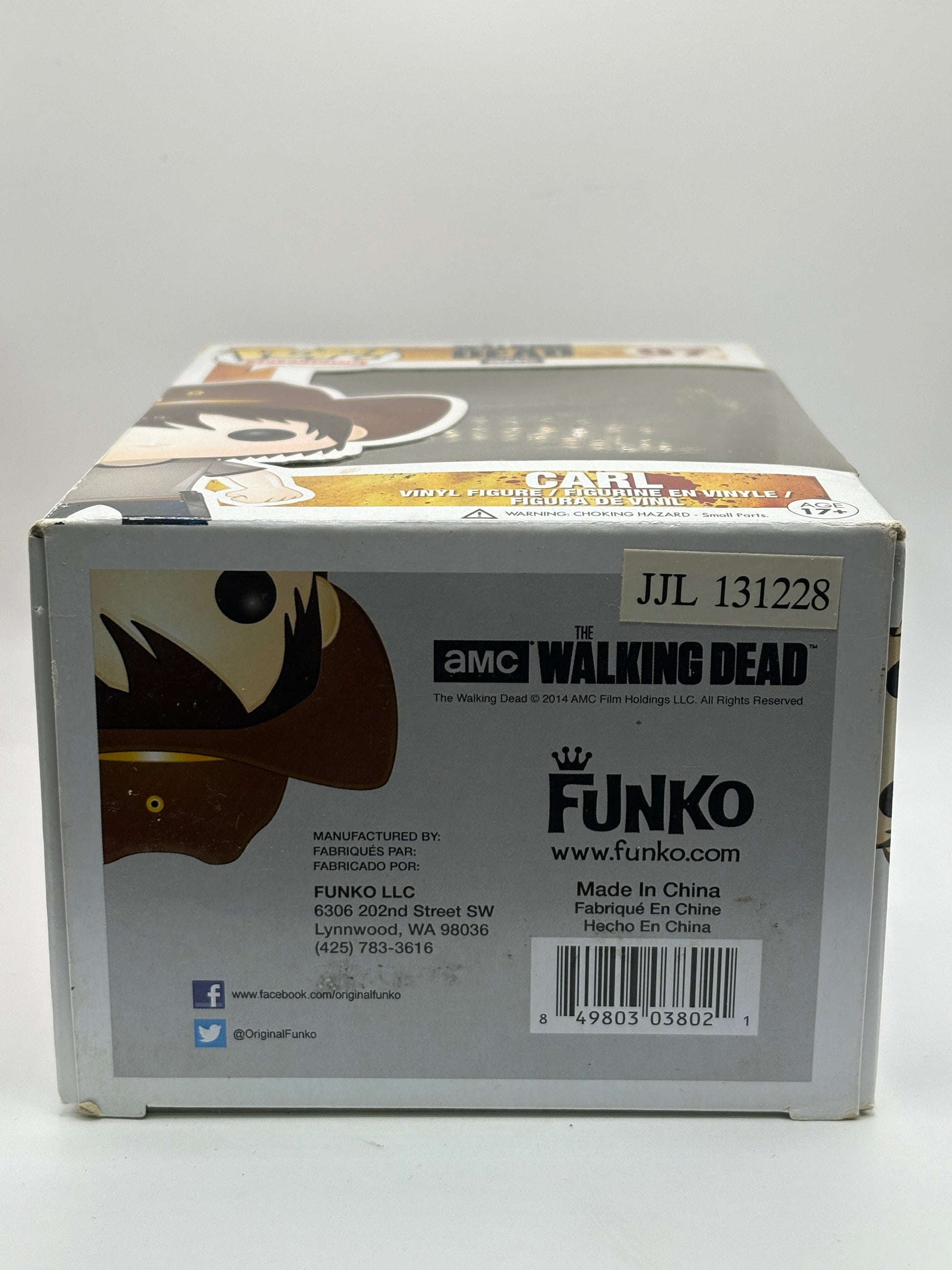 Funko POP! Television The Walking Dead #97 Carl Vinyl Figure Box Damage FRENLY BRICKS - Open 7 Days