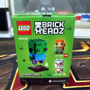 LEGO 40626 Minecraft Brickheadz Zombie Set Retired New Sealed FRENLY BRICKS - Open 7 Days