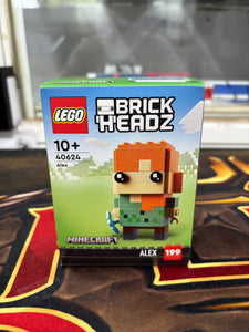 Lego Brick Headz Minecraft Alex 40624 Sealed