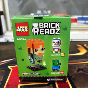 Lego Brick Headz Minecraft Alex 40624 Sealed FRENLY BRICKS - Open 7 Days