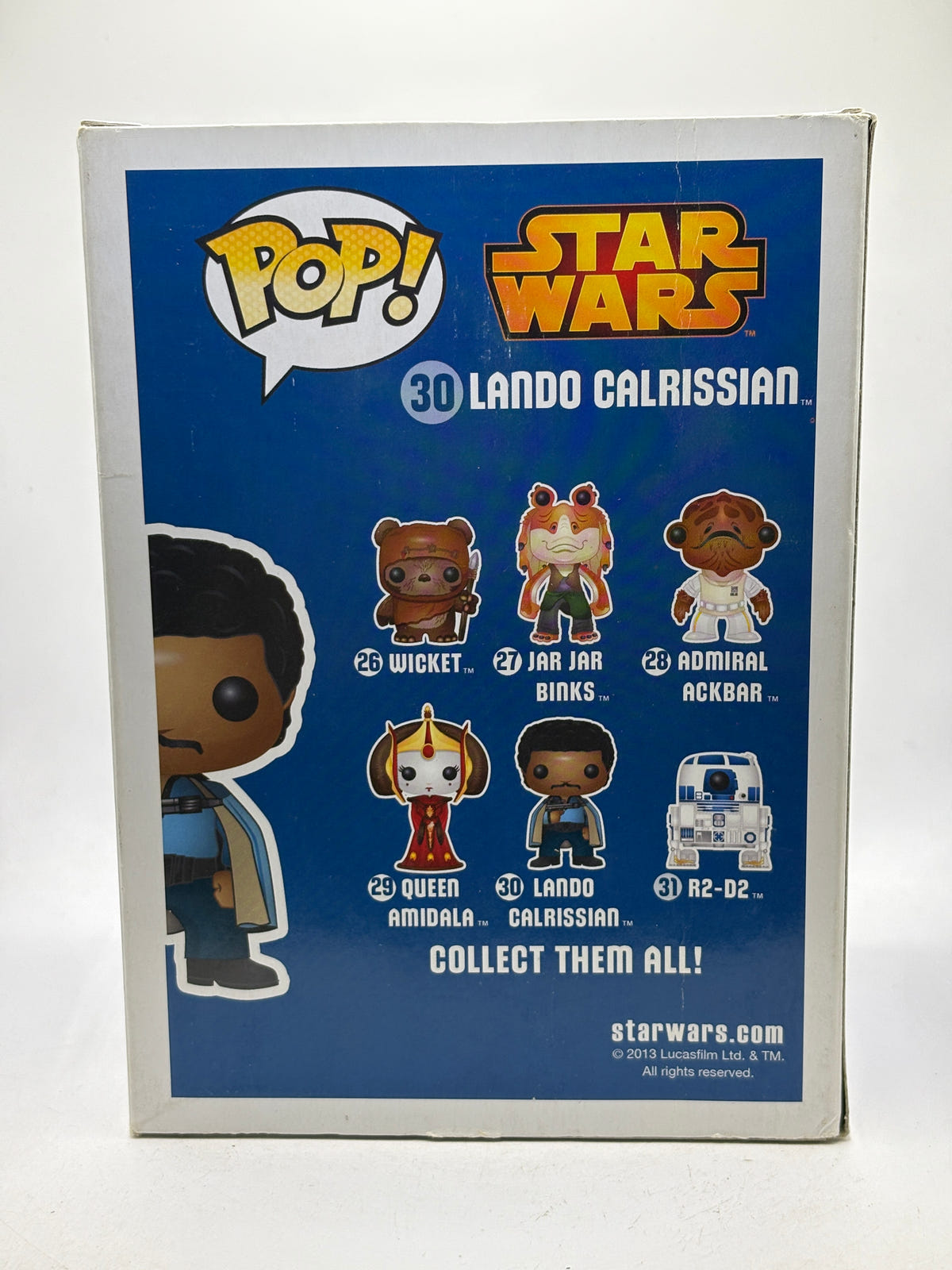 Funko POP! Star Wars #30 Lando Calrissian Vinyl Bobble-Head image 3