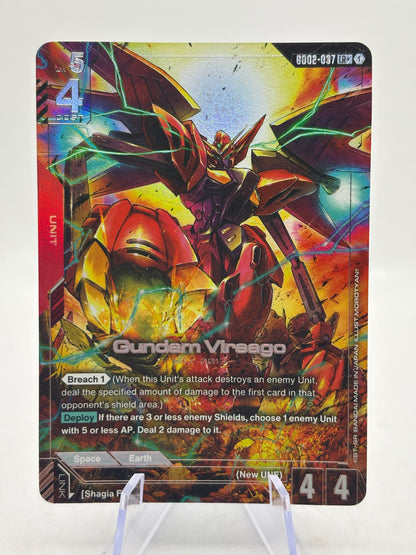 Gundam TCG - Gundam Visago GD02-037 LR+ Alt Art NM
