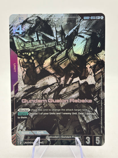 Gundam TCG - Gundam Gusion Rebake GD02-055 LR+ Alternate Art Nm