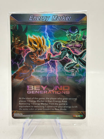 Dragon Ball Super Masters - Energy Marker M-48 Beyond Generations SEALED