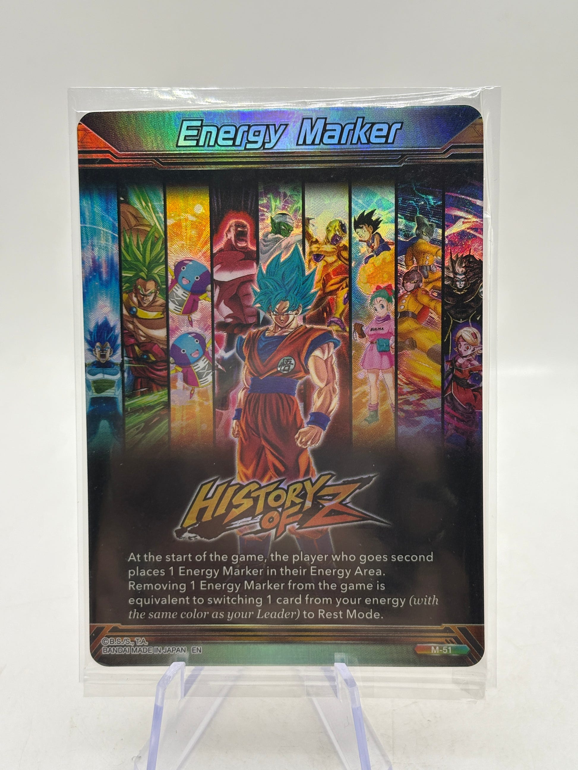 Dragon Ball Super Masters - Energy Marker M-51 Sealed History of Z image 1