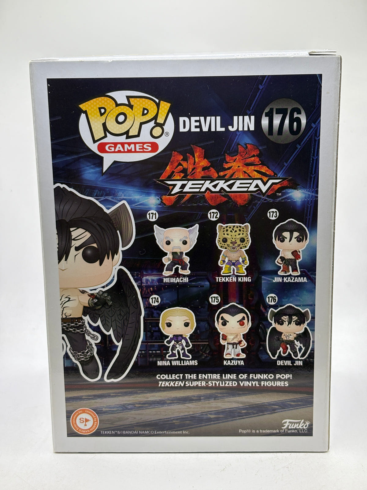 Funko POP! Games Tekken #176 Devil Jin GameStop Vinyl Figure image 3