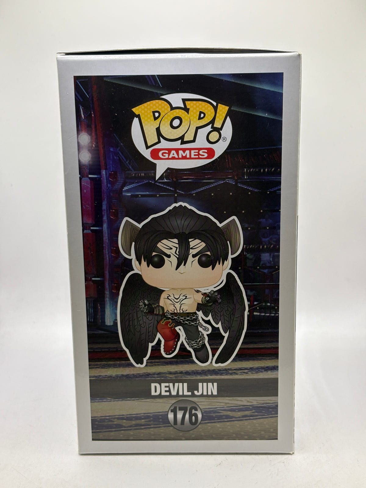 Funko POP! Games Tekken #176 Devil Jin GameStop Vinyl Figure image 4