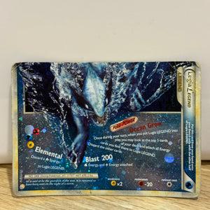 Pokemon Card TCG Lugia Legend Bottom 114/123 HS Holo Heavily Played FRENLY BRICKS - Open 7 Days