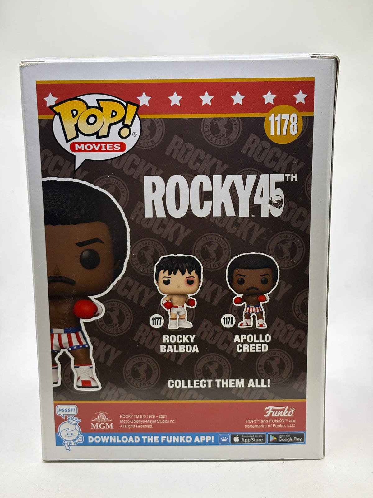 Funko POP! Movies Rocky #1178 Apollo Creed Vinyl Figure image 3