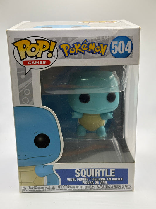 Funko POP! Games Pokemon #504 Squirtle Vinyl Figure FRENLY BRICKS - Open 7 Days