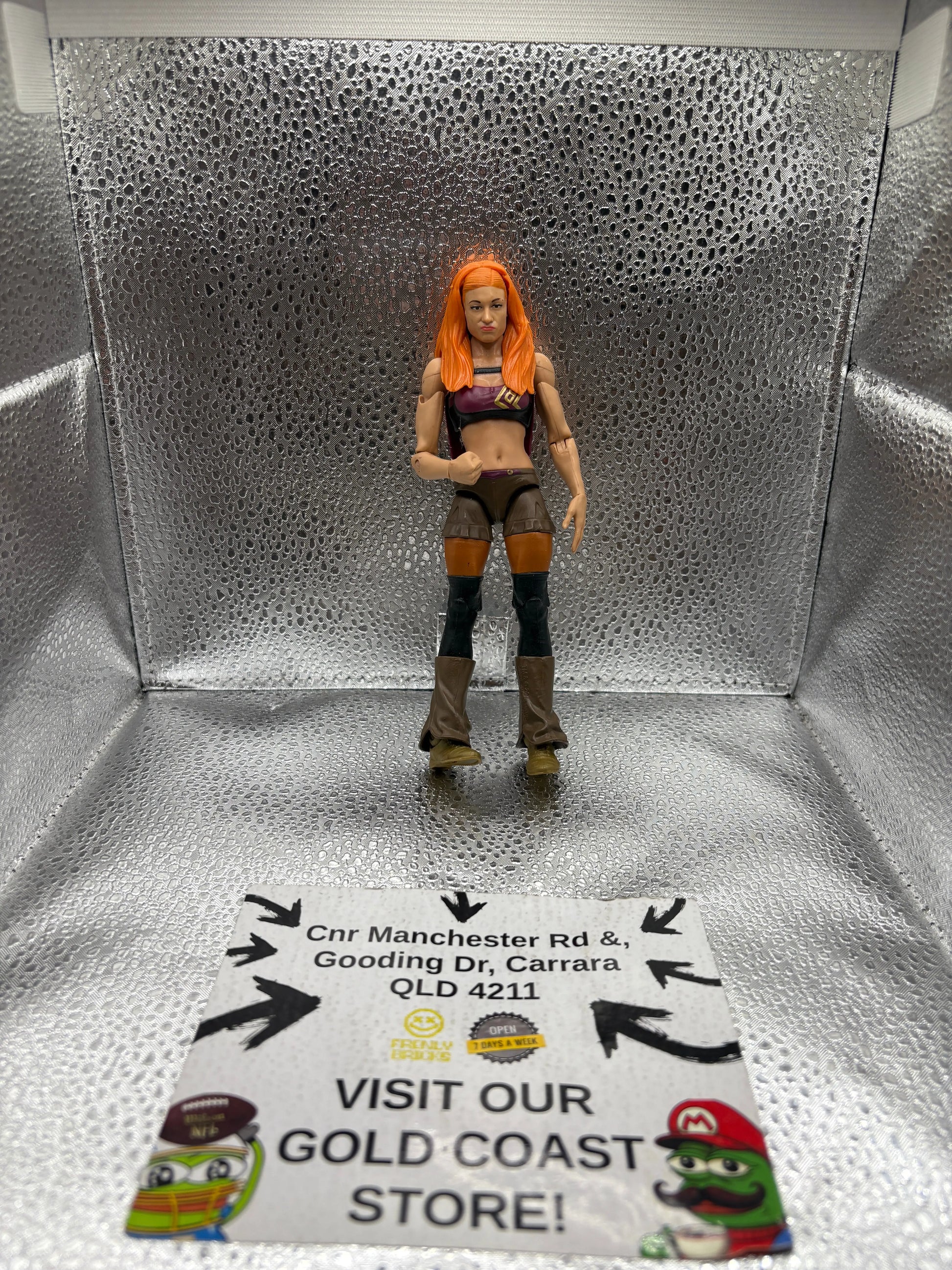 2016 MATTEL WWE BECKY LYNCH ACTION FIGURE FRENLY BRICKS - Open 7 Days