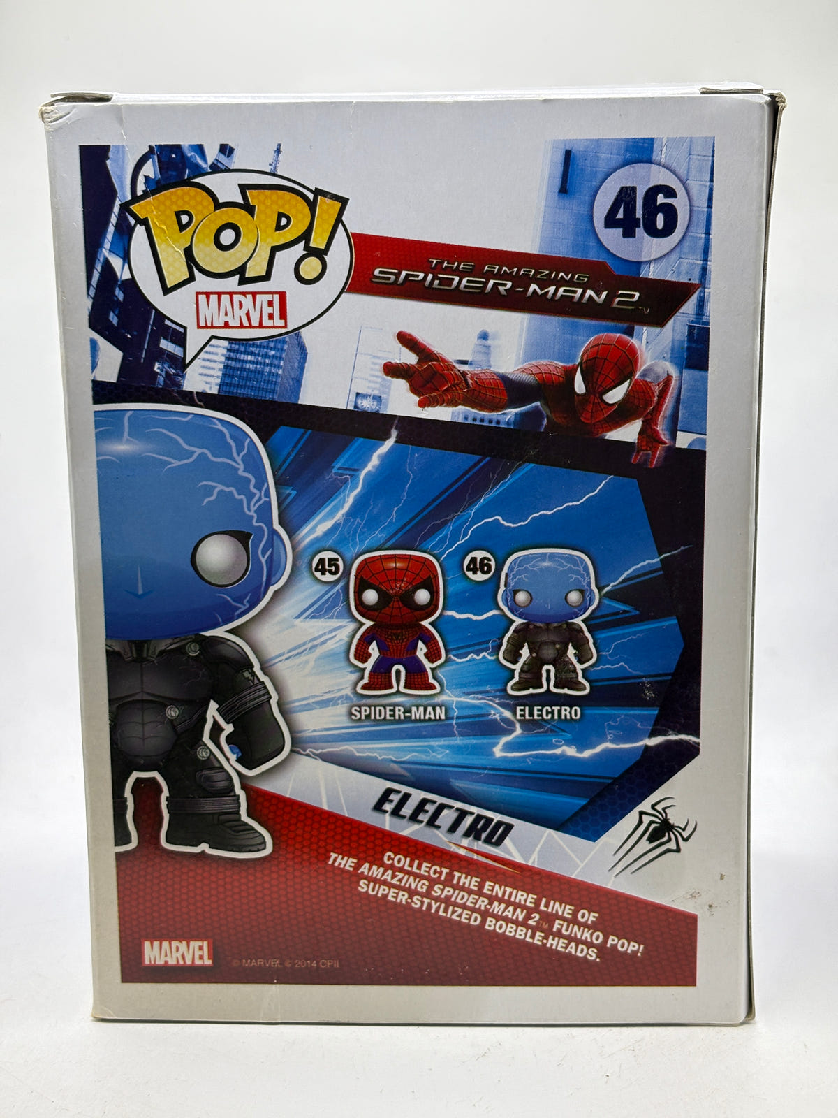 Funko POP! Marvel Spider-Man 2 #46 Electro Vinyl Bobble-Head Hot Topic image 3