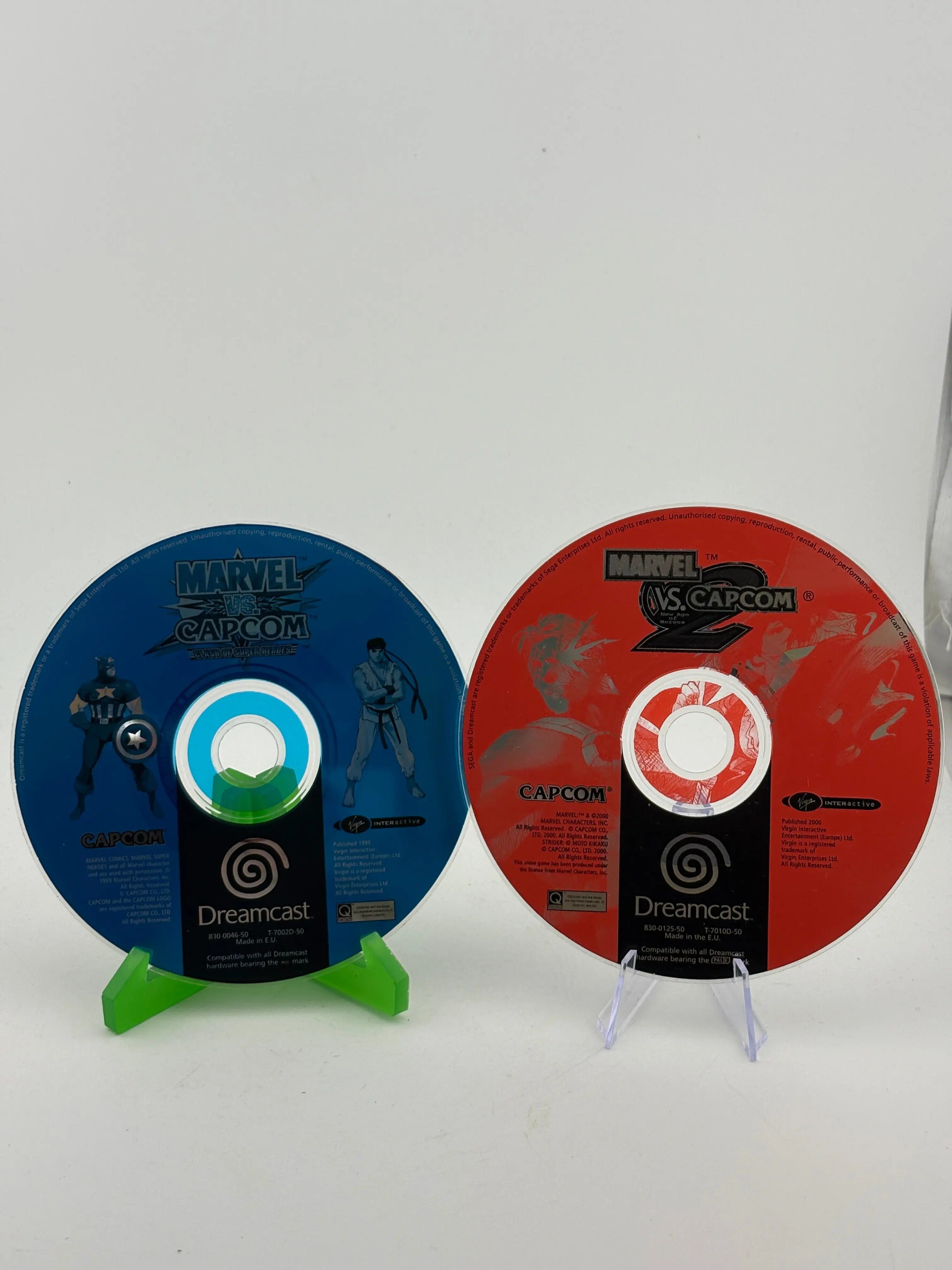 Sega Dreamcast Marvel vs Capcom 1 & 2 Disc Only No Case – FRENLY BRICKS ...