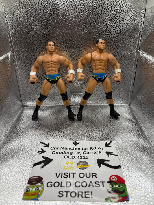 WCW Dean Malenko Grip 'N Flip Loose x2 Wrestling Action Figure FRENLY BRICKS - Open 7 Days