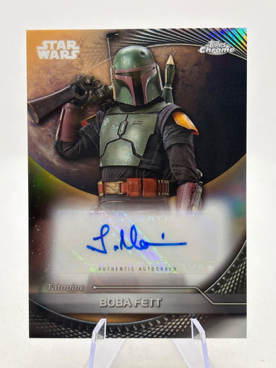 2025 Topps Star Wars HyperSpace AV-TEM Boba Fett Temuera Morrison Autograph