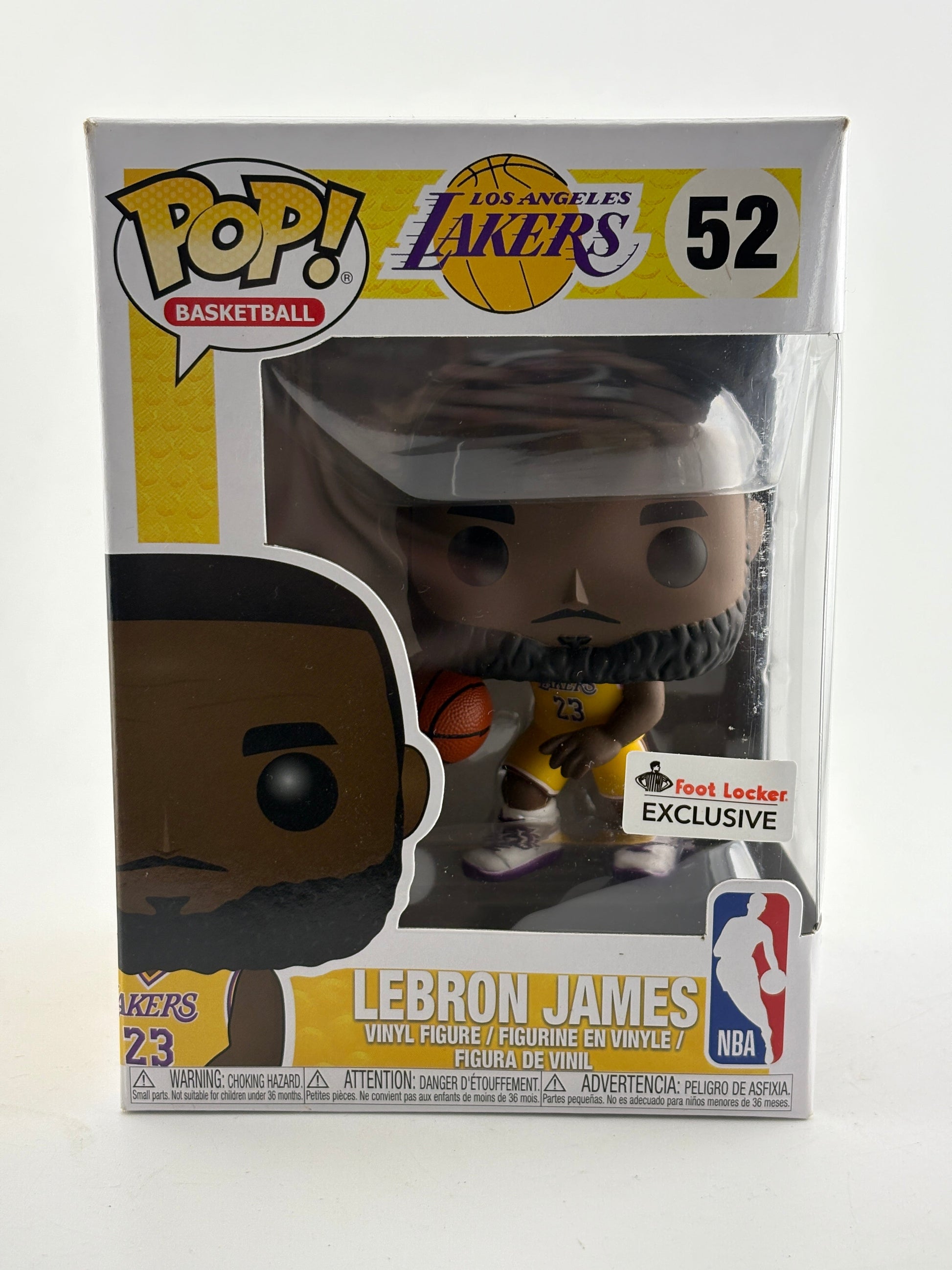 Funko POP! Basketball Lakers #52 Lebron James Foot Locker Exclusive Vinyl Figure FRENLY BRICKS - Open 7 Days