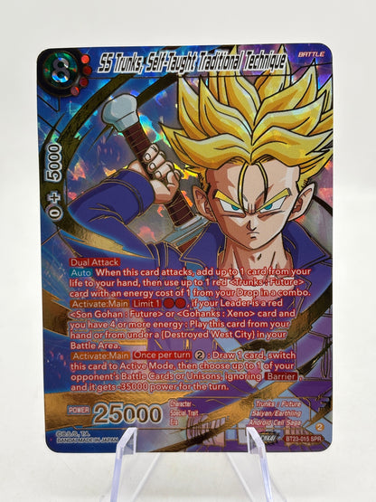 Dragon Ball Super Masters - SS Trunks, Self-Taught Traditional Technique BT23-015 SPR