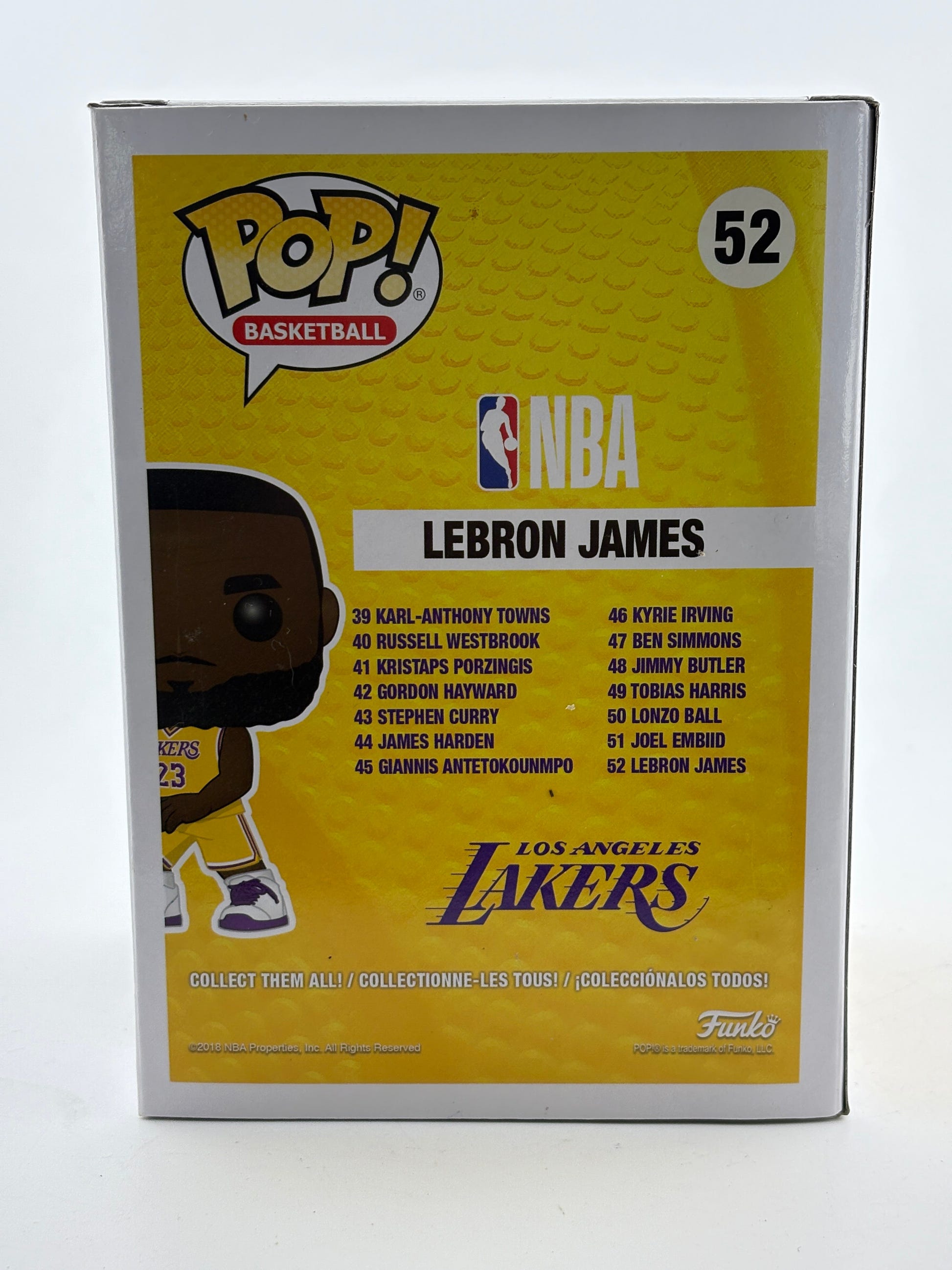 Funko POP! Basketball Lakers #52 Lebron James Foot Locker Exclusive Vinyl Figure FRENLY BRICKS - Open 7 Days image 3
