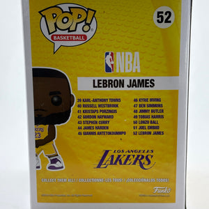 Funko POP! Basketball Lakers #52 Lebron James Foot Locker Exclusive Vinyl Figure FRENLY BRICKS - Open 7 Days