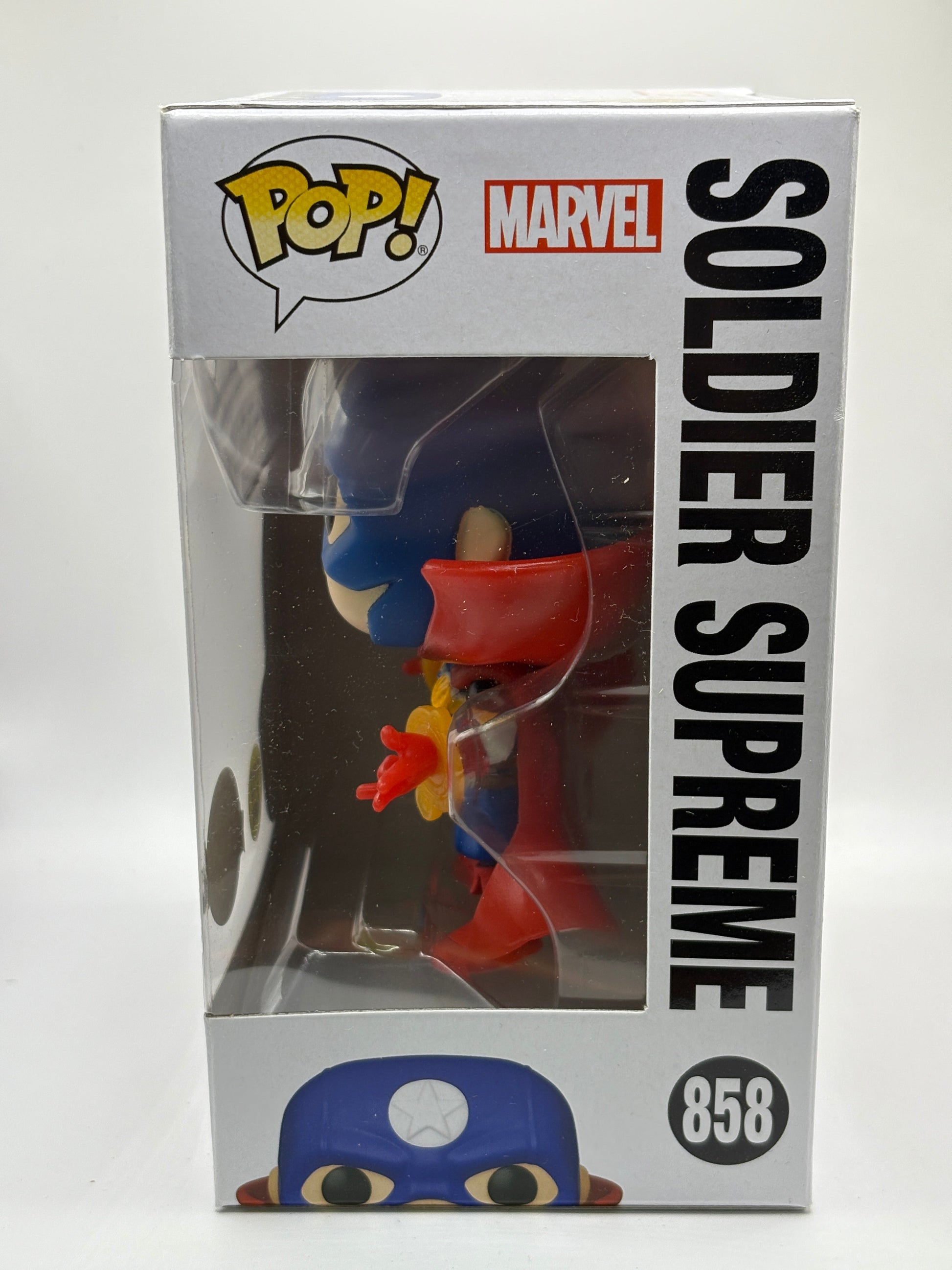 Funko POP! Marvel Infinity Warps #858 Soldier Supreme Glow Special Edition FRENLY BRICKS - Open 7 Days