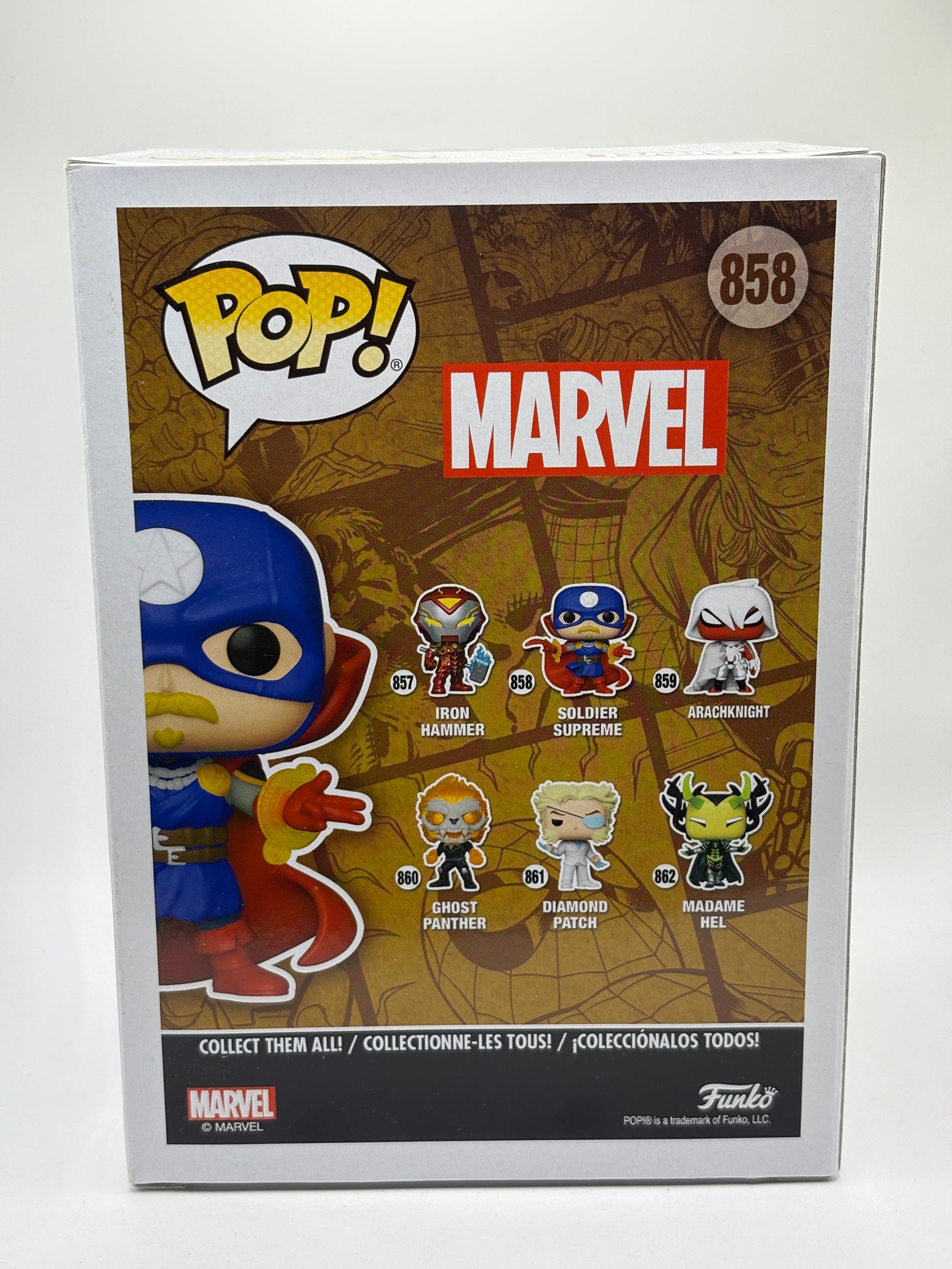 Funko POP! Marvel Infinity Warps #858 Soldier Supreme Glow Special Edition FRENLY BRICKS - Open 7 Days