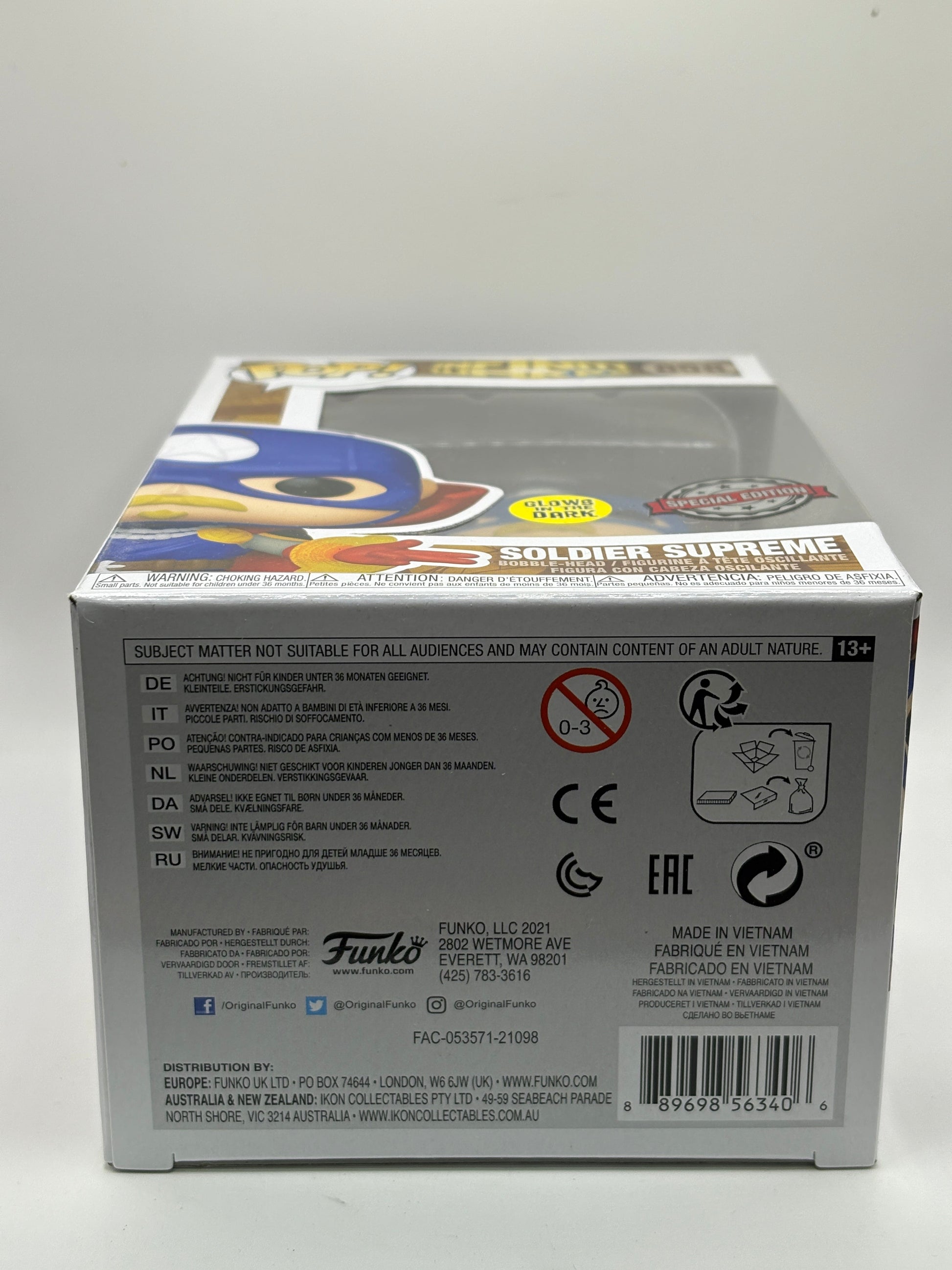 Funko POP! Marvel Infinity Warps #858 Soldier Supreme Glow Special Edition FRENLY BRICKS - Open 7 Days