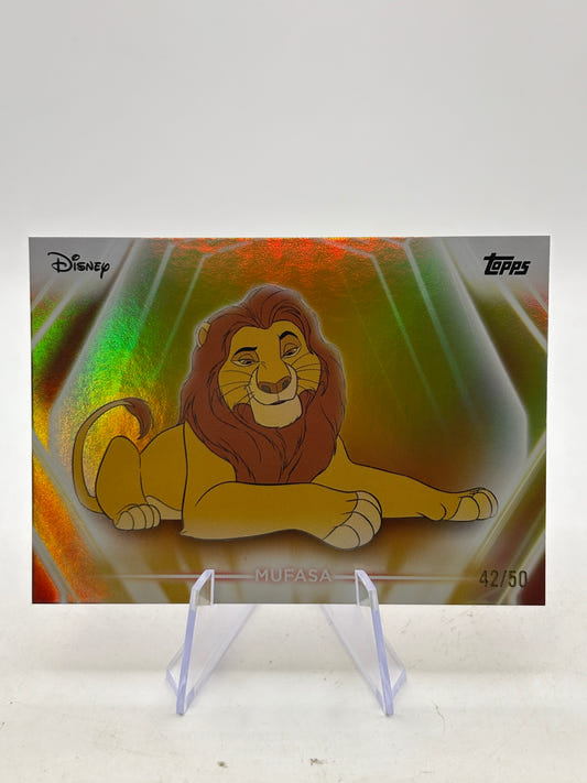 2026 Topps Disney Neon Mufasa Gold 42/50 #40
