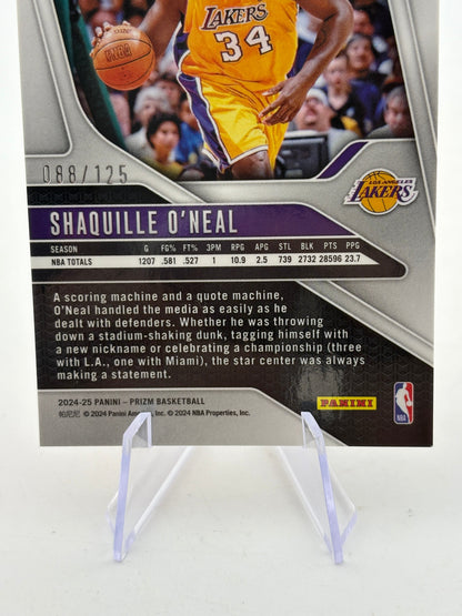 2024-25 Panini Prizm Basketball - Shaquille O’Neal Fast Break Orange /125 FRENLY BRICKS - Open 7 Days