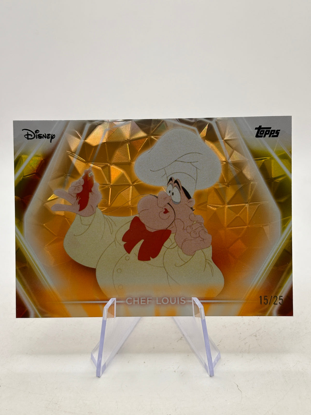 Topps 2026 Disney Neon Chef Louis Diamante 178 Numbered /25 image 1