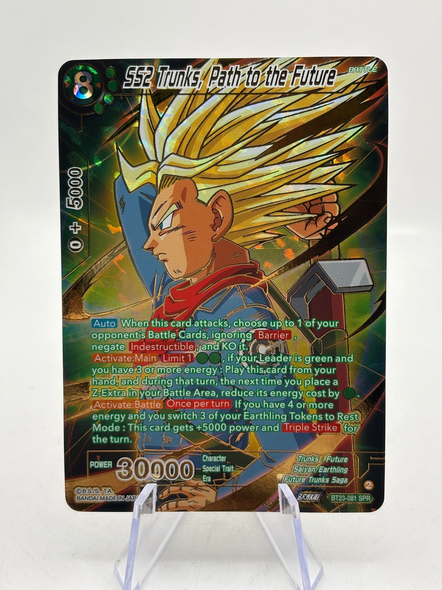 Dragon Ball Super Masters - SS2 Trunks, Path to the Future BT23-081