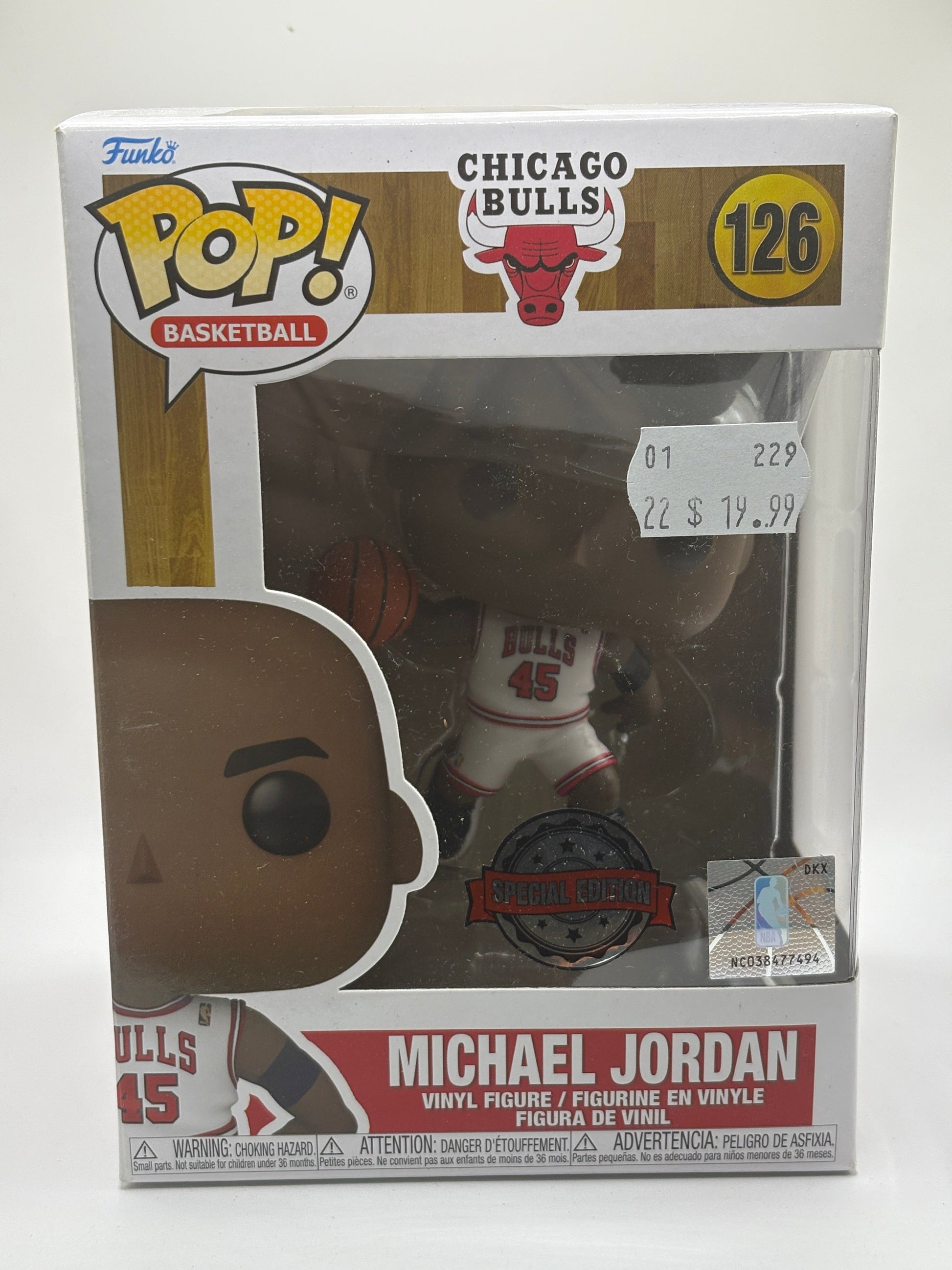 Funko POP! Basketball Chicago Bulls #126 Michael Jordan Special Edition FRENLY BRICKS - Open 7 Days