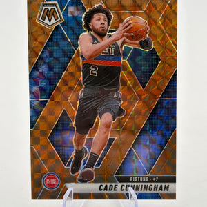 2024-25 Panini Mosaic Basketball - Cade Cunningham 30/75 Orange Mosaic FRENLY BRICKS - Open 7 Days