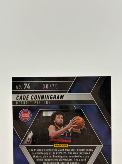 2024-25 Panini Mosaic Basketball - Cade Cunningham 30/75 Orange Mosaic FRENLY BRICKS - Open 7 Days