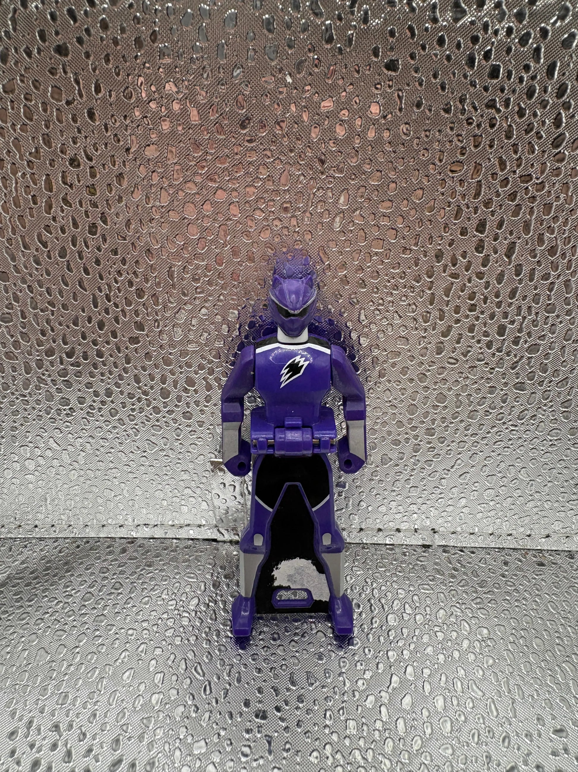 Power Rangers Megaforce 3" Purple Jungle Fury Wolf Ranger Key Candy Toy Figure DMG (3) FRENLY BRICKS - Open 7 Days