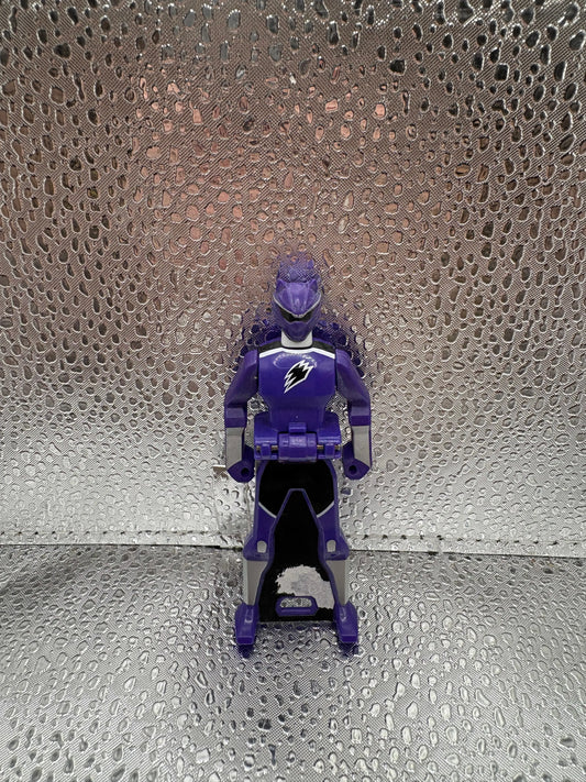 Power Rangers Megaforce 3" Purple Jungle Fury Wolf Ranger Key Candy Toy Figure DMG (3) FRENLY BRICKS - Open 7 Days