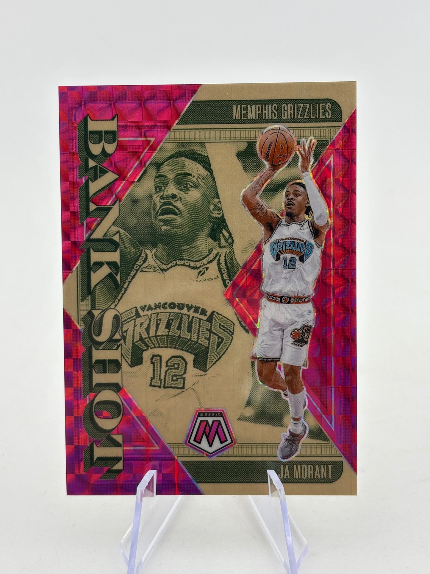 2024-25 Panini Mosaic Basketball - Ja Morant Bank Shot Pink /149 FRENLY BRICKS - Open 7 Days