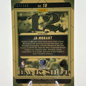 2024-25 Panini Mosaic Basketball - Ja Morant Bank Shot Pink /149 FRENLY BRICKS - Open 7 Days